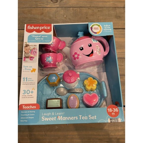 FisherPrice Toys Fisherprice Laugh Learn Sweet Manners Tea Set